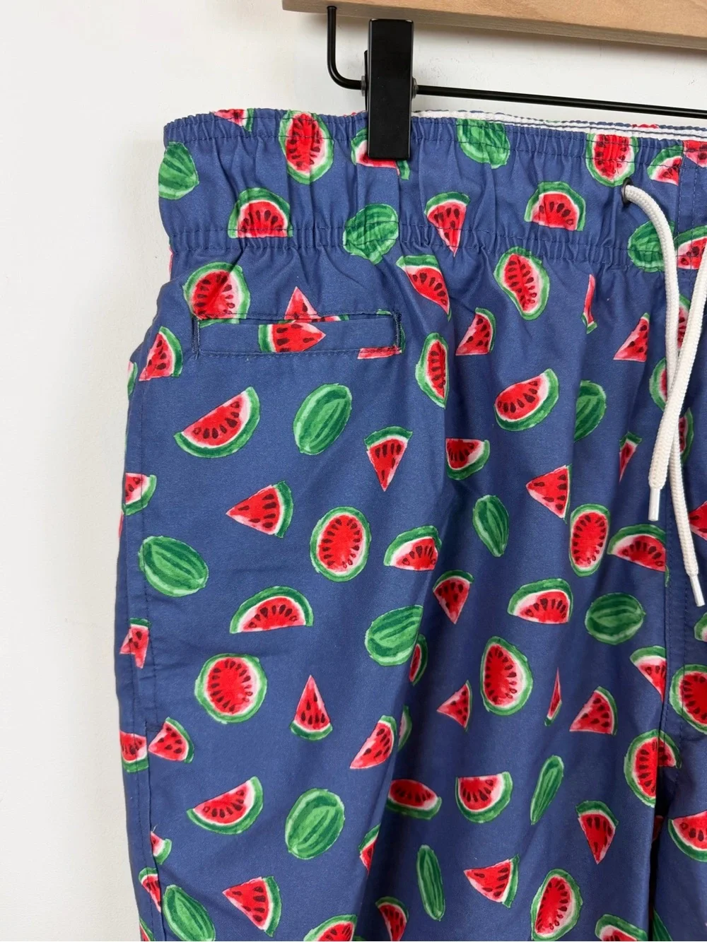 Charleston Threads Watermelon Print Men’s Swim Trunks with Pockets XL
